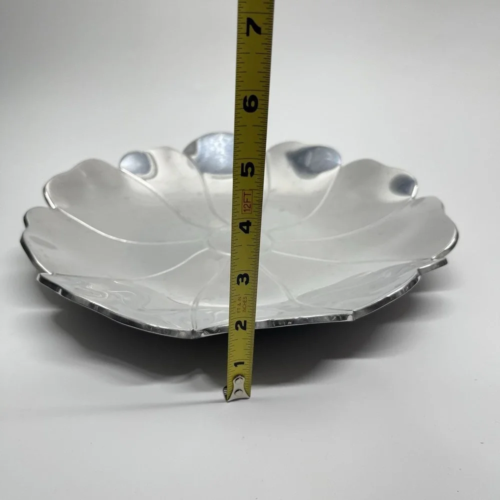 Cuisinart by Towle‎ Flower Blossom Serving Tray Platter Bowl Cast Aluminum 11.5